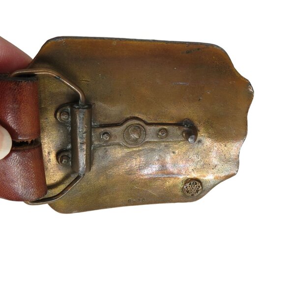 Bergamot Brass Works America's Heroes Boston Fire Dept Boston Belt Buckle - Picture 6 of 10